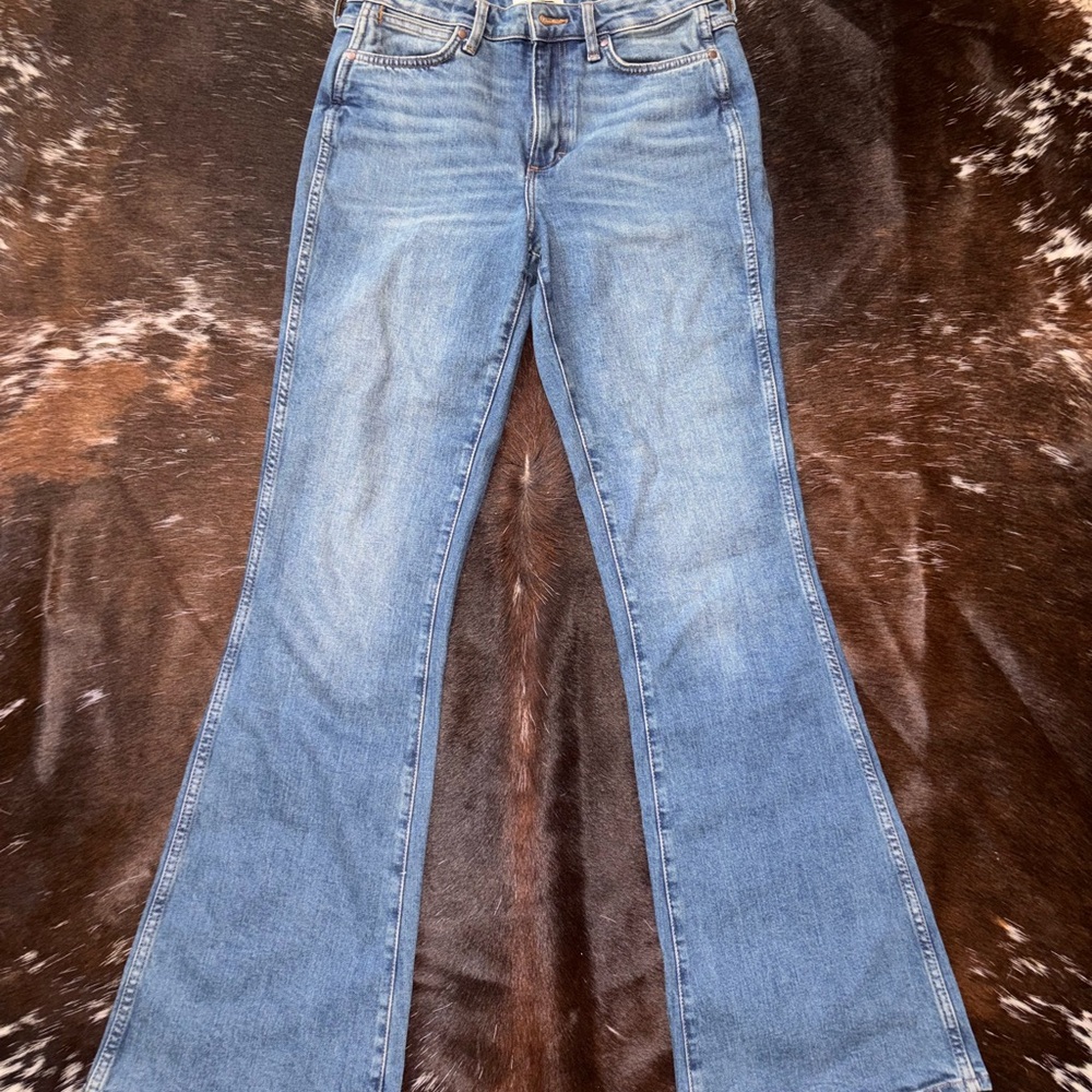 Stylish Blue Flare Jeans